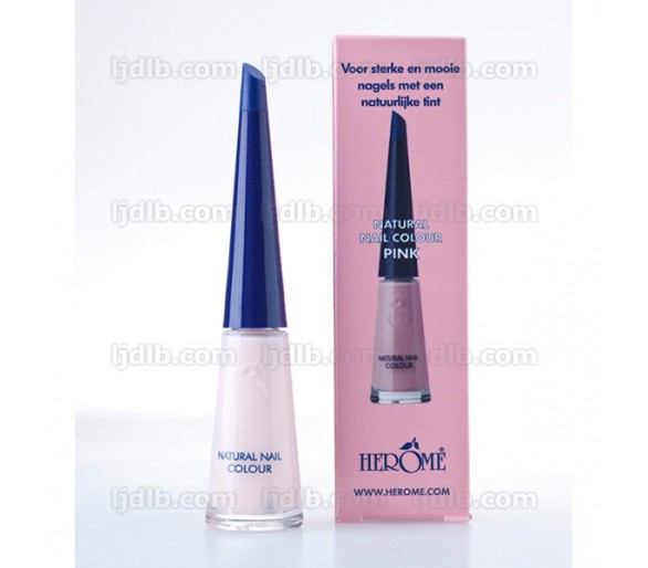 Durcisseur Doux Pink pour Ongles Herôme - Pour des ongles beaux et forts naturellement teinté - Flacon 10ml