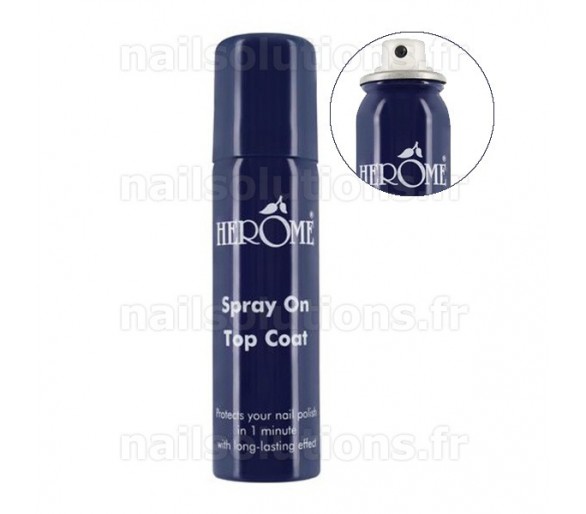 Spray On Top Coat Herôme - Protège votre VAO en 1 minute effet longlasting ! - Spray 75ml